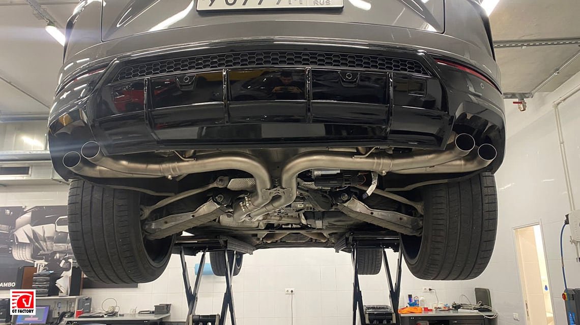 LAMBORGHINI URUS IPE CATBACK выхлопная система