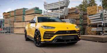 Желтый LAMBORGHINI URUS комплексный проект