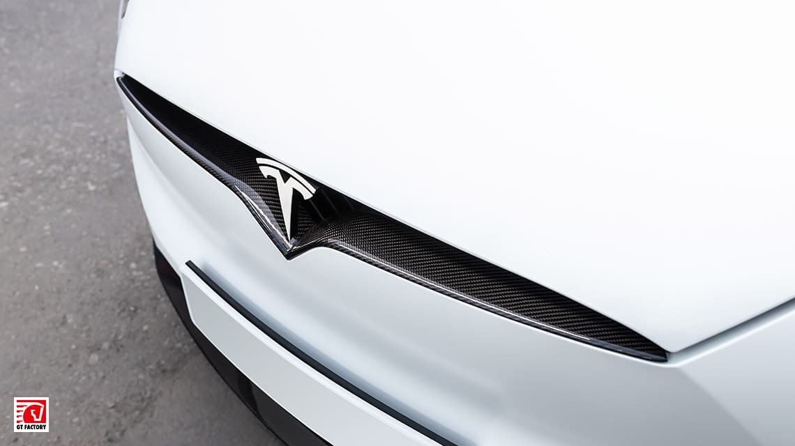 Кастом отделка передней решетки TESLA Model X