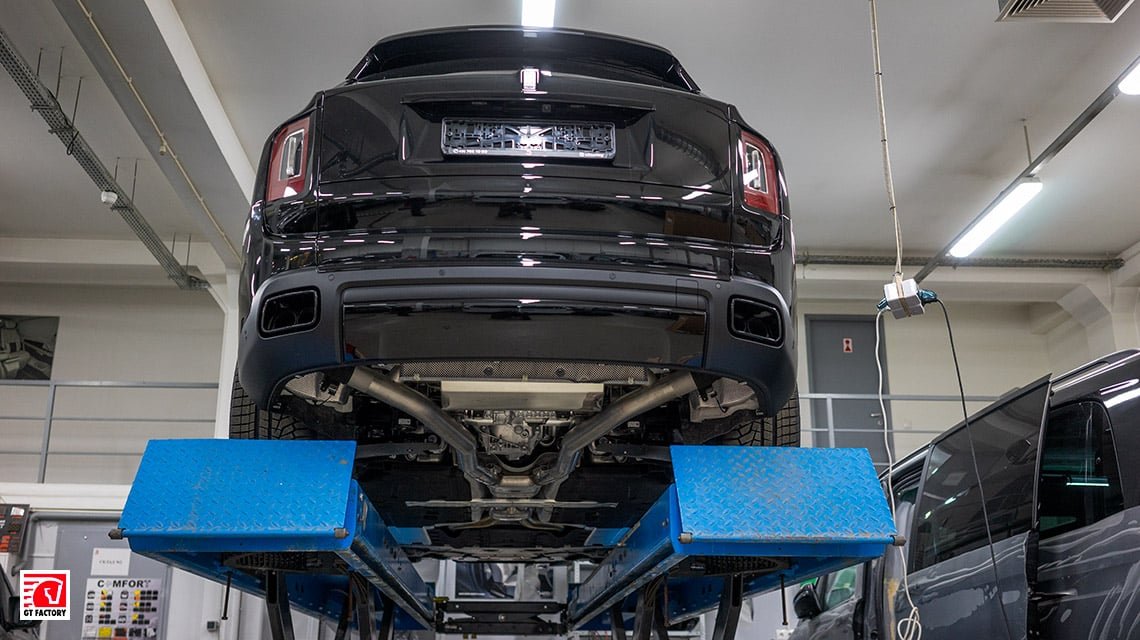 SPOFEC ROLLS ROYCE CULLINAN установка выхлопной системы