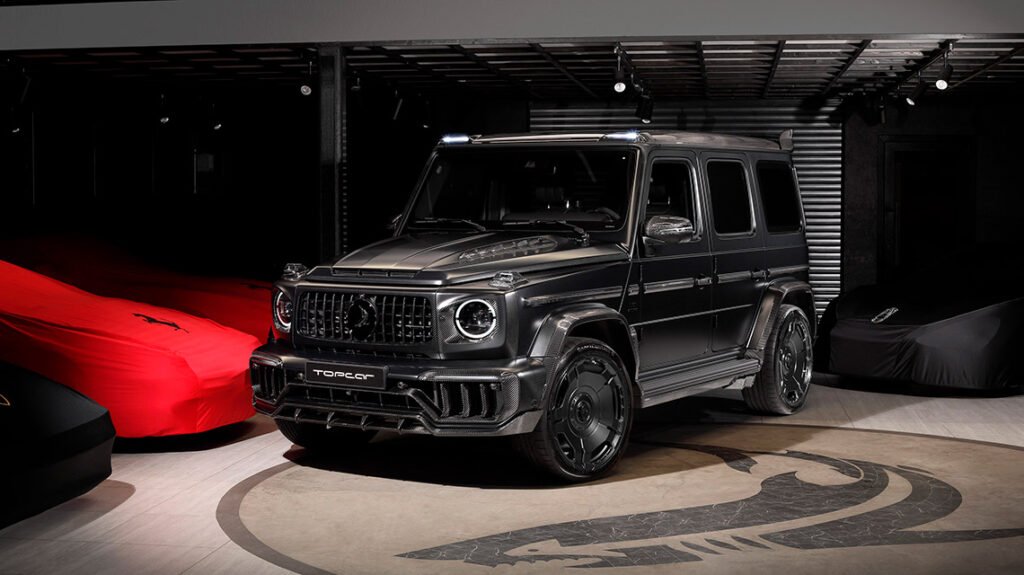 G63 Inferno carbon wide-body kit 3/4 front view