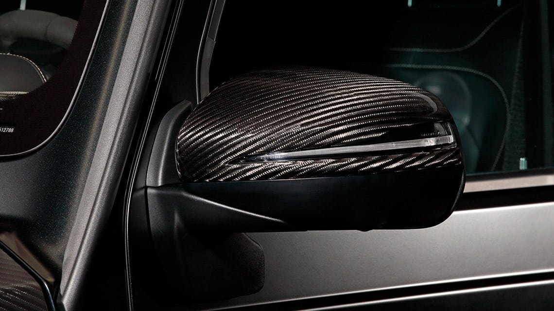 Top Car Design carbon side mirror caps for Mercedes-Benz G63 AMG W465